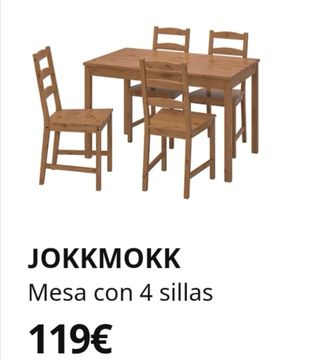 JOKKMOKK Mesa con 4 sillas tint envj en 2020 | Mesa JOKKMOKK Mesa con 4 sillas tint envj en 2020 | Mesa