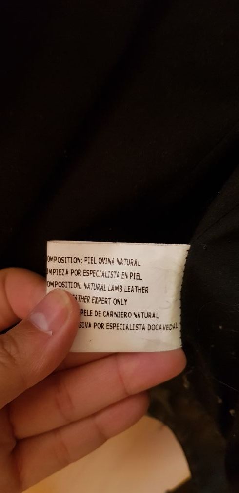 Cazadora de piel mujer
