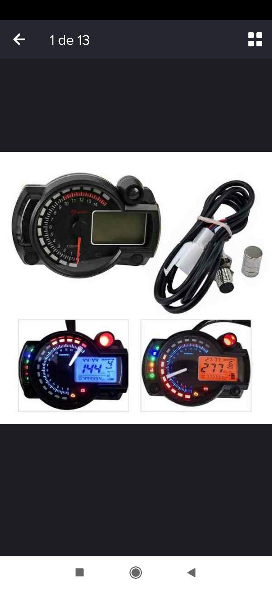 Cuentakilómetros para moto