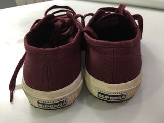 zapatillas superga granates