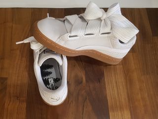 puma basket heart 38