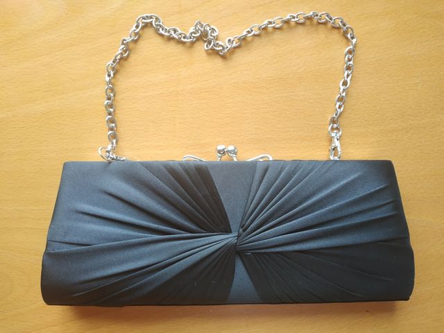 Bolso mano evento negro
