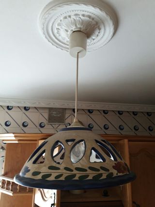 Lampara de de techo de cocina decorada ceramica de segunda ZXOkuwPiT
