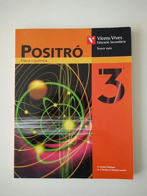Llibre Positró Física i química 3er ESO