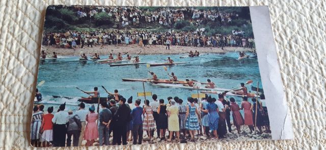 Postal antigua piraguas