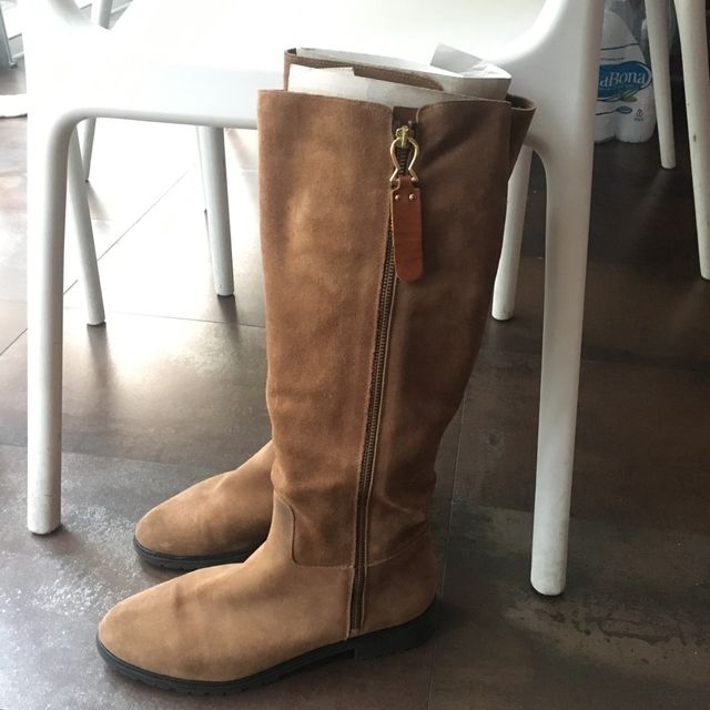 Botas de piel ante talla 41 - Sin estrenar