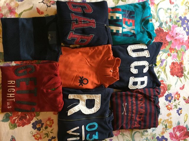 Sudaderas 10-12 GAP y Benetton