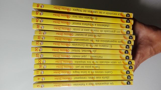 Libros Gerónimo Stilton tapa blanda