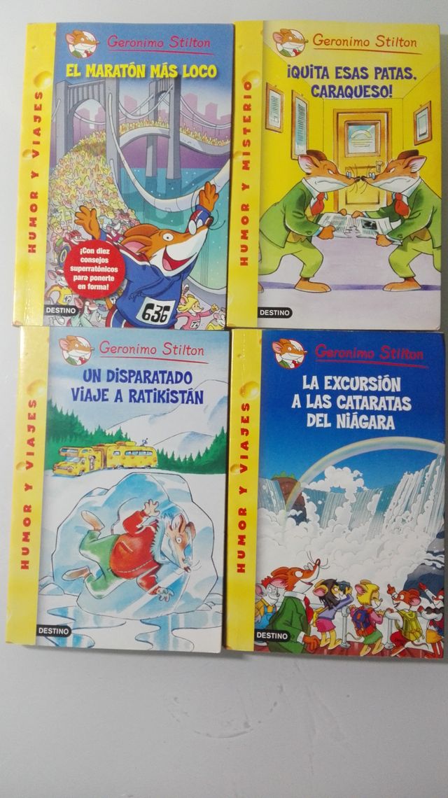 Libros Gerónimo Stilton tapa blanda