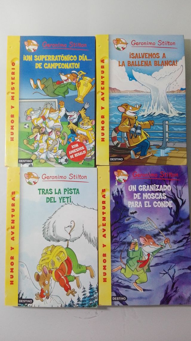 Libros Gerónimo Stilton tapa blanda