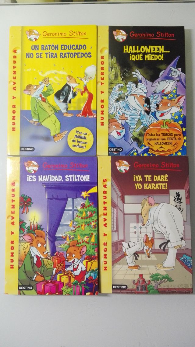 Libros Gerónimo Stilton tapa blanda