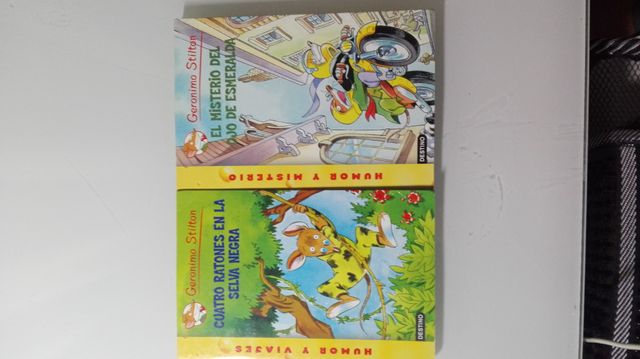 Libros Gerónimo Stilton tapa blanda