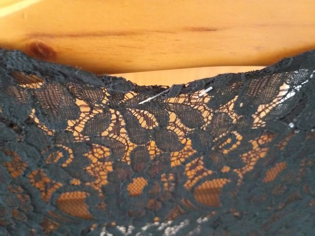 KIMONO NEGRO ENCAJE NUEVO A ESTRENAR.