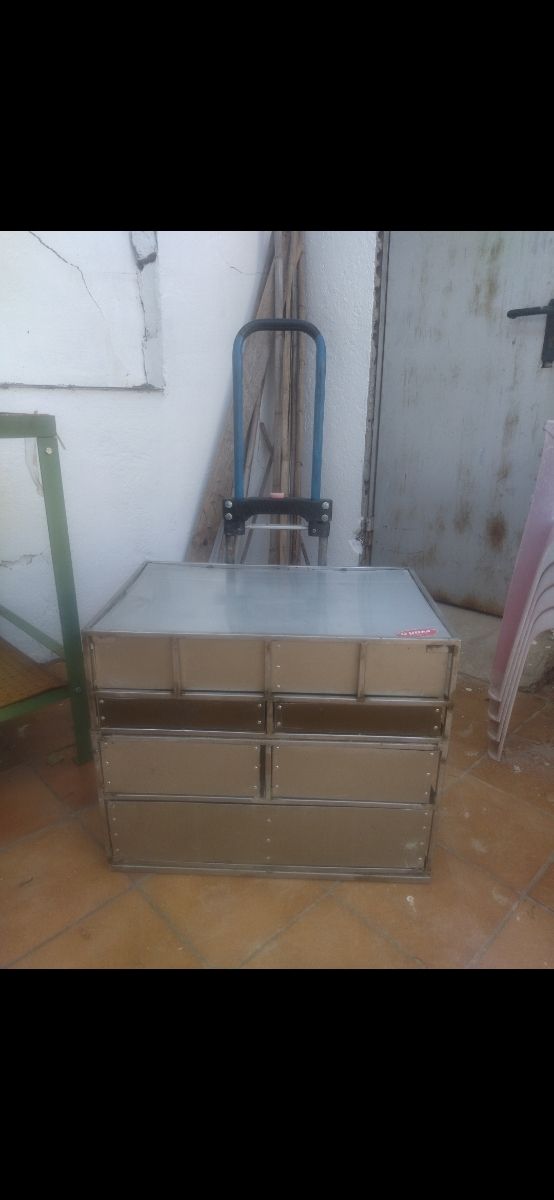 carro de herramientas muy resistente de inoxidable