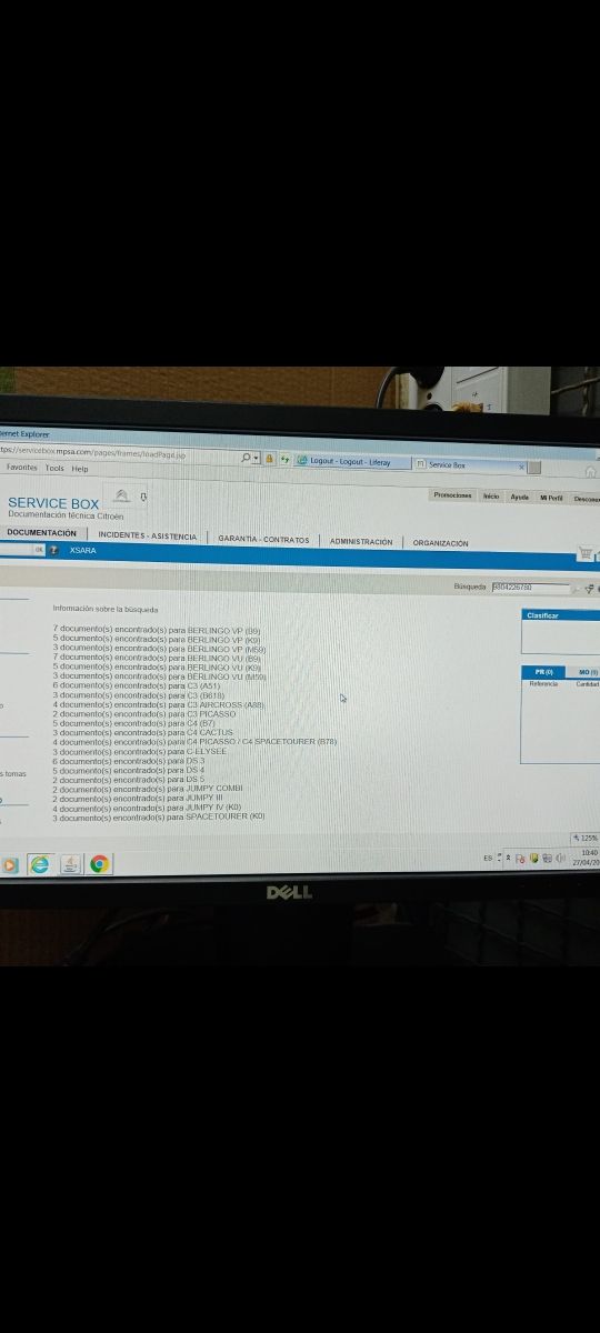tubería original Peugeot Citroen