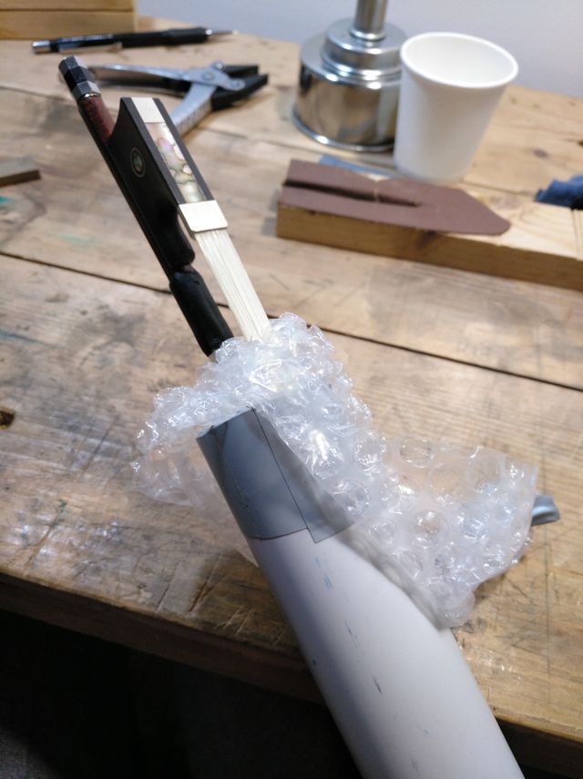 Encerdats d'arc de quartet de corda