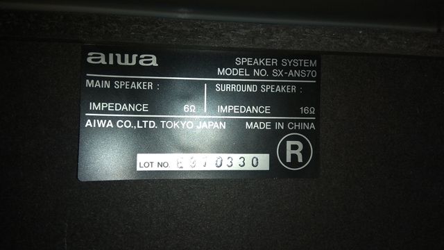 Altavoces minicadena AIWA