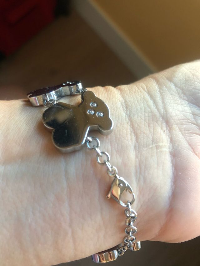 Tous pulsera acero y brillantes