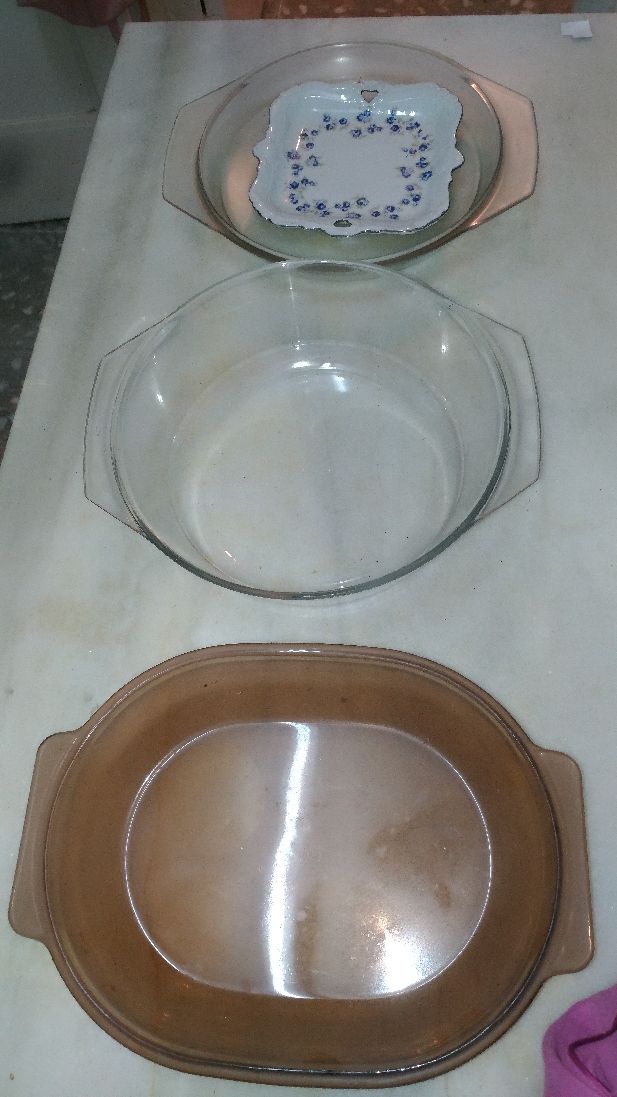 Lote de fuentes de cocina