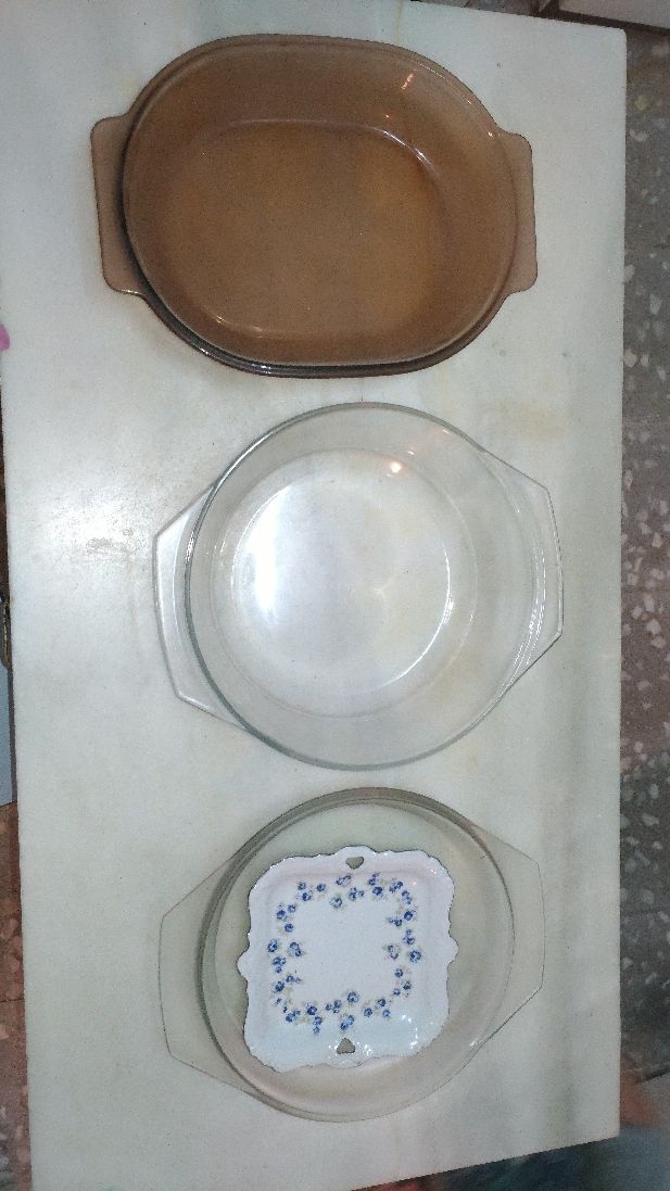 Lote de fuentes de cocina