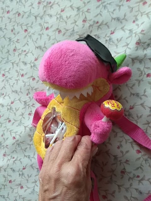 mochila porta chupa chups