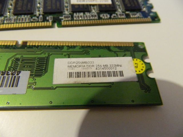MODULOS DE MEMORIA DDR333
