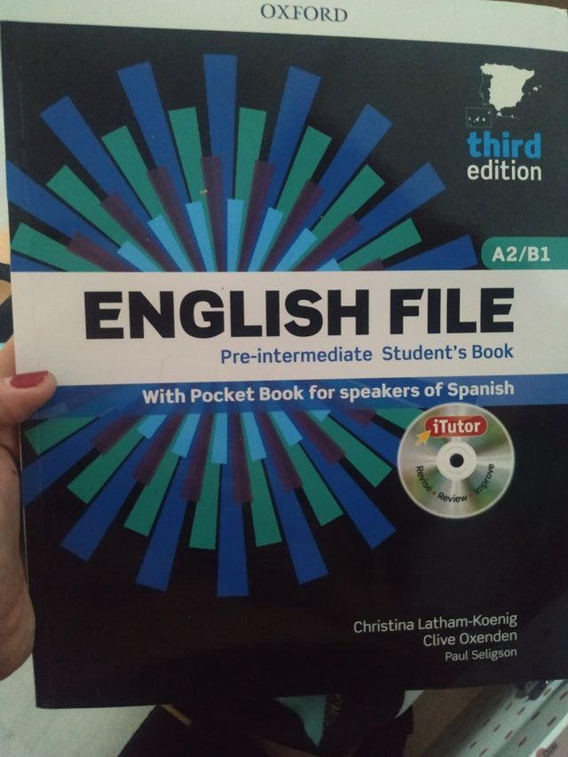 ENGLISH FILE  - LIBRO Y CUADERNO DE INGLES 