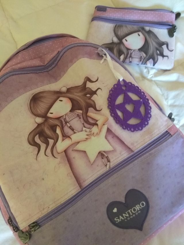 Mochila + estuche GORJUSS original