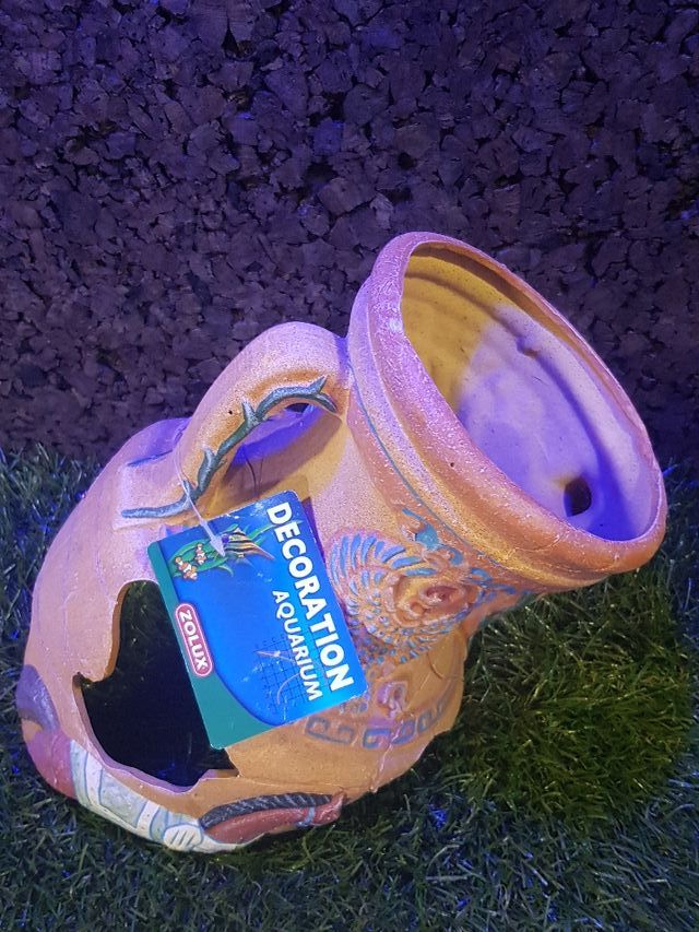 vasija decoración acuario