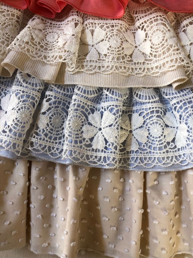 Vesido Azul de Colibrí Talla 4