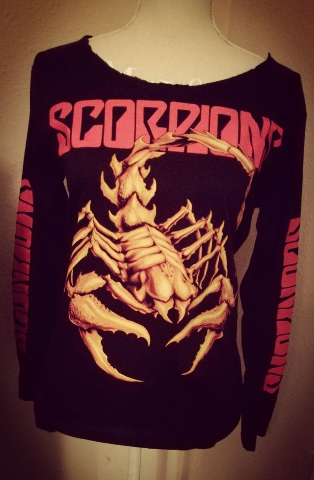 Camiseta chica Scorpions rock metal band german