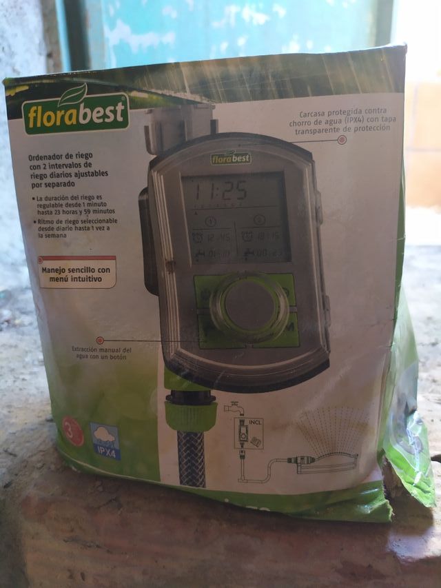 ordenador de riego nuevo florabest.