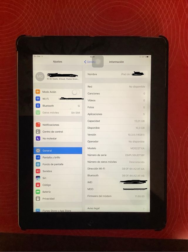 iPad 4 16 Gb targetero