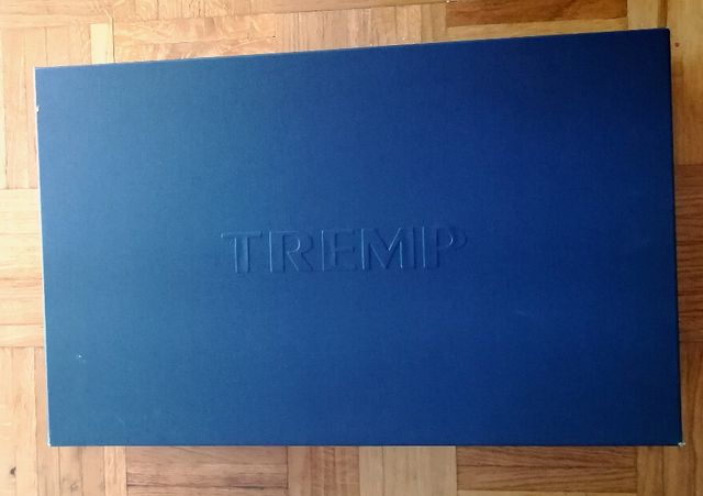 Botas altas de piel marrones, TREMP. Talla 36.