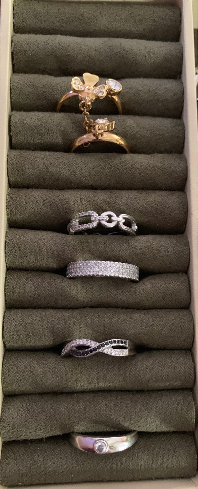 Anillos de plata precio negociable