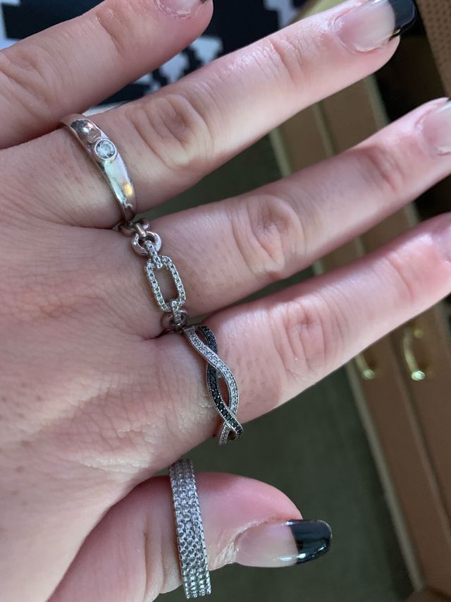 Anillos de plata precio negociable