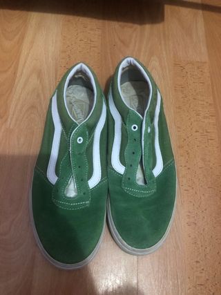 vans originales verdes