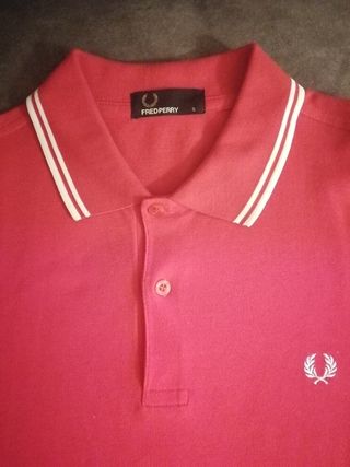polo fred perry rojo