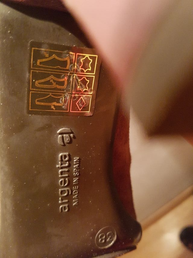 ZAPATOS PIEL MARCA ARGENTA para TELLO.