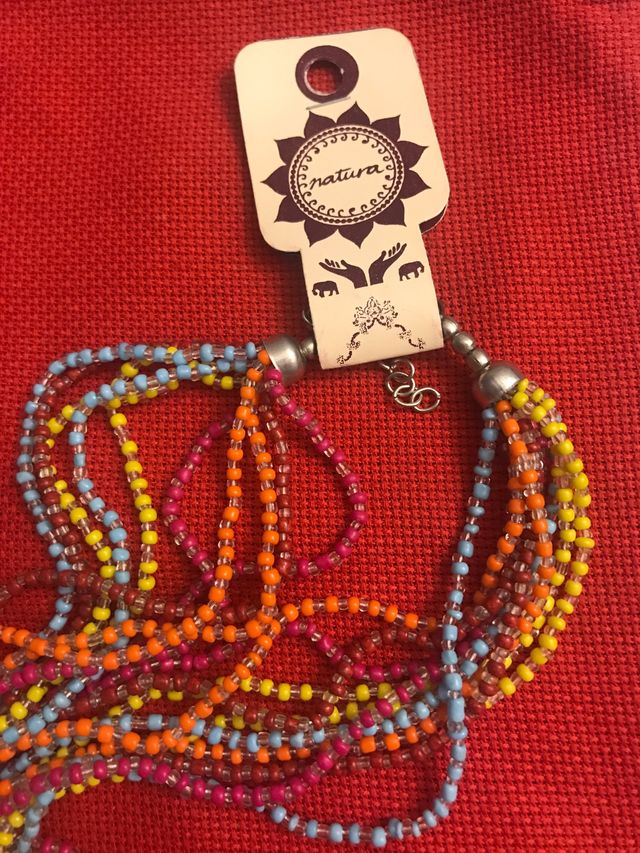 Collar hindu colores Natura