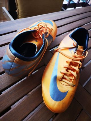 nike mercurial naranjas
