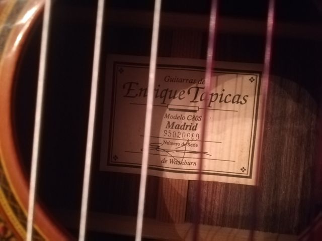 Guitarra palosanto luthier Enrique Tapicas
