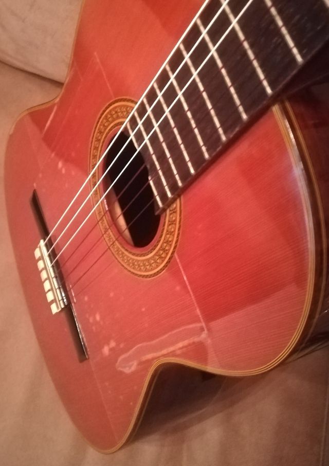 Guitarra palosanto luthier Enrique Tapicas