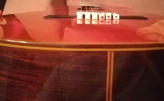 Guitarra palosanto luthier Enrique Tapicas