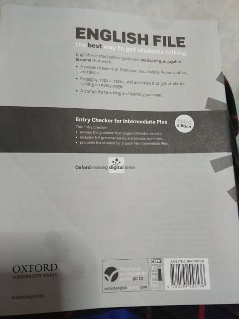 English FILE Entry Checker per Intermediate Plus