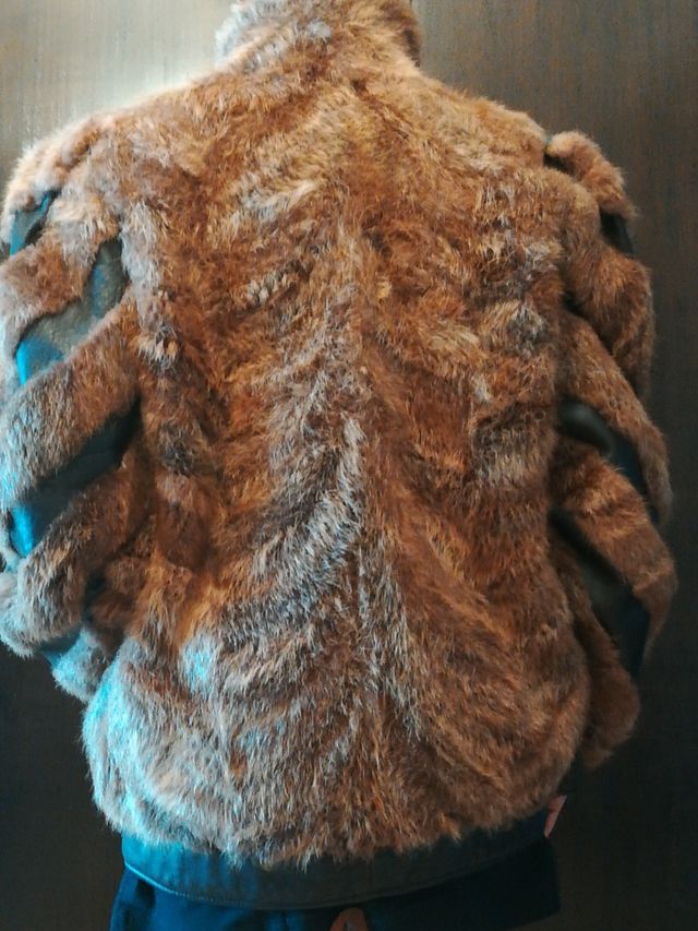 Chaquetón de piel y ante GANGA!!!