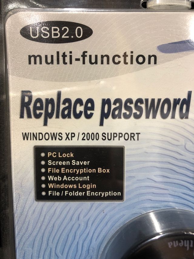 Lector de huella dactilar para PC