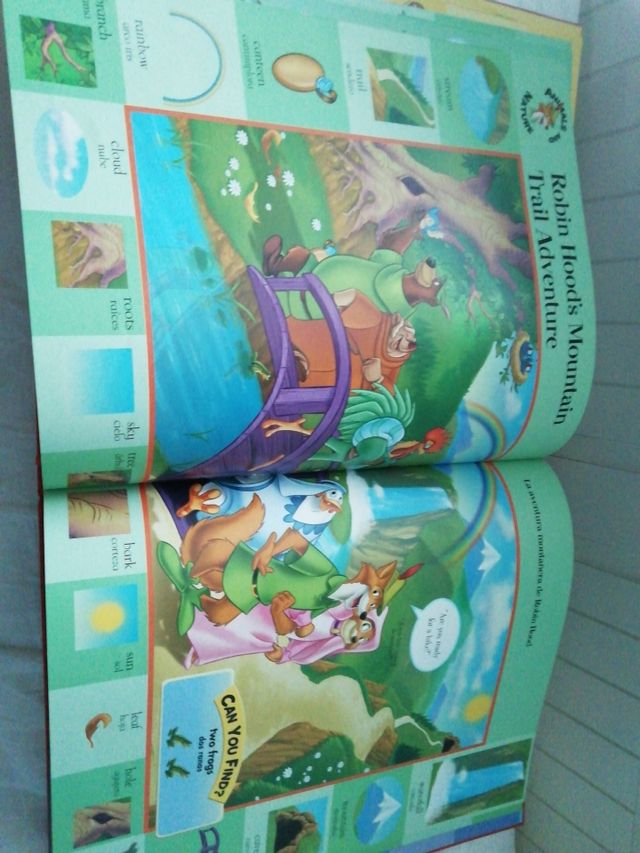 Libro NUEVO grande grueso libros inglés disney de segunda mano por 10