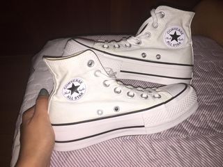 converse blanca altas plataforma converse blanca altas plataforma