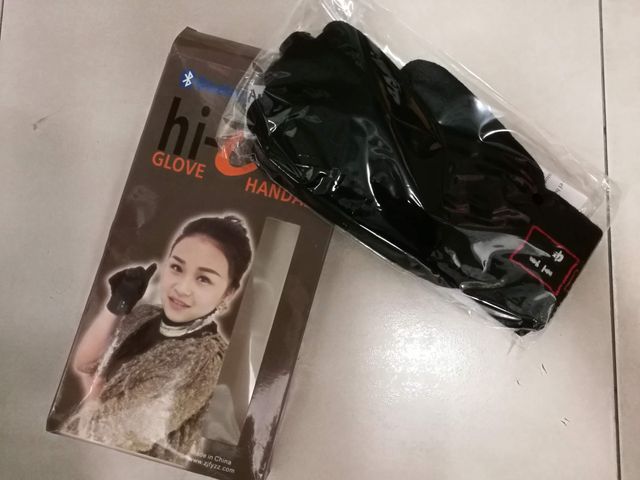 Guante bluetooth, manos libres.